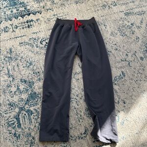 Figs Livingston straight leg scrub pants charcoal gray medium tall